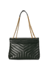 Medium Loulou, &pound;1,300, Handbags, Green, Leather, Back view